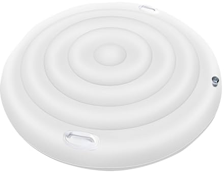 Aufblasbare Whirlpools Abdeckung - Ø160 cm Thermoabdeckung für Whirlpools - Rund Aufblasbare Abdeckung mit Griff - Schnelles und Einfaches Aufblasen und Entleeren - Whirlpoolzubehör