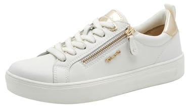 Tamaris Comfort Damen Sneaker flach mit Reißverschluss Freizeit