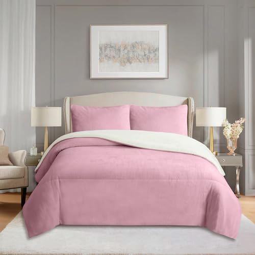 various Edredón Invierno Sherpa Extra Grueso 560 g/m² | Manta Borreguito Suave y Cálida | Edredón Borrego 240 x 260 cm Cama para Matrimonio y Sofá | Transpirable y Reversible.