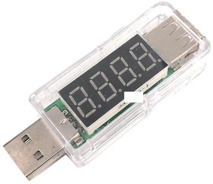 Elettronica intelligente Digitale USB Mobile Power Corrente di carica Tensione Tester Misuratore Mini Caricabatterie Dottore Voltmetro Amperometro(Grab bar)