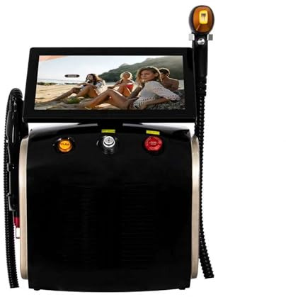 2-in-1 Lasergerät für Haarentfernung und Hautverjüngung mit Pico-Technologie, CE-zertifiziert mit Kühlung für Gesicht & Körper – Professionelle Anwendung zu Hause (Schwarz)