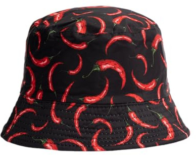 DIVINA Bucket Hat Chile - Sombrero pescador - Bas 77, Negro