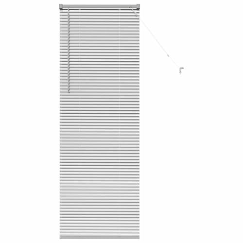 Genérico Persianas venecianas con Cortinas Plateado 175 x 60 cm Aluminio,Casa y jardín,Decoración,Tratamientos de la Ventana,Persianas y estores,42005914