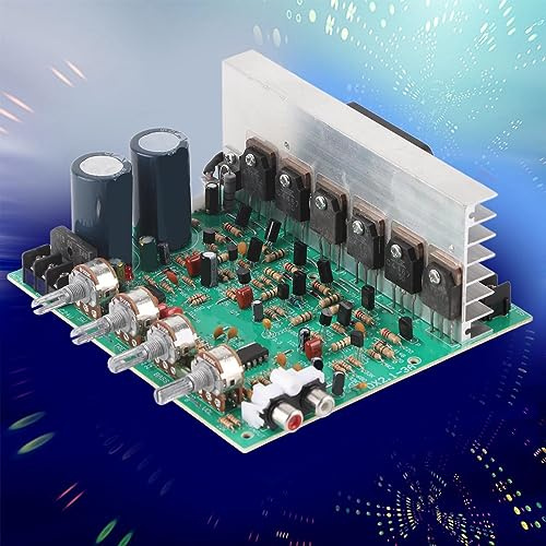 aqxreight 2.1 Channel Subwoofer Amplifier Board 240W High Power AMP Board with Circuit Low Noise Design for Home Theater Car Audio