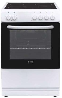 Haden 60cm Cooker Freestanding Electric Ceramic Hob 64L Oven Capacity