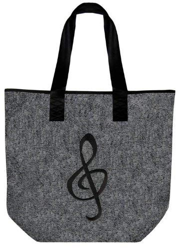 Fan-O-Menal Filztasche mit Einstickung - 26271 Shoppertasche Gr. ca. 46,5cm x 39,5cm - Musik