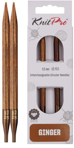 KnitPro K31210 Rundstricknadel, Wood, Sortiert, 6,5 mm
