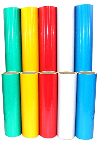 1m Plotterfolie Reflektierend Effektfolie DIY Basteln Bastelfolie Kfz Folie Plotten für Aufkleber Sticker Beschriftungen (Rot, 63cm (Meterware))
