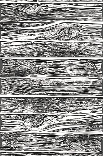 Sizzix Tim Holtz Prägeschablone mit 3D-Texturverblassung, Mini-Holz von Tim Holtz, mehrfarbig, Einheitsgröße