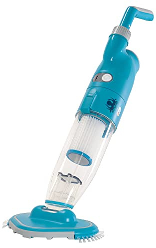 U.S. Pool Supply Octopus Aspirateur de Piscine sans Fil, Rechargeable, puissante Aspiration à 2 Vitesses, Double filtrage, tête de Brosse à récurer, nettoie Les débris, Hors Sol, piscines creusées,