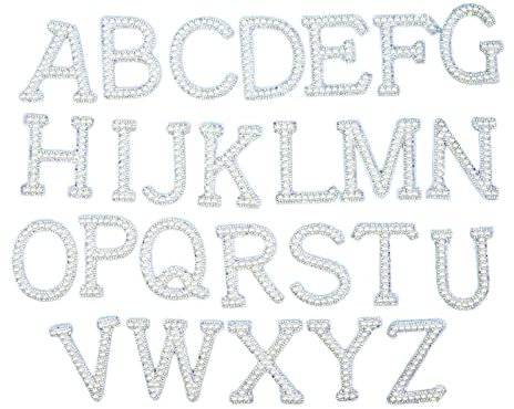 Zum Aufbügeln Annähen Perlen Bestickte Stoffaufkleber Englische Buchstaben Az Patch Aufkleber Digitale Blumen Liebe Taschen Schuhe Hüte Handgefertigte Perlenstickerei Stickerei Schmuckzubehör Ab Diam