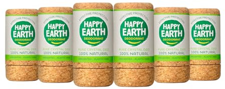 Happy Earth 100% naturlig deodorant kristall unscented 90 g
