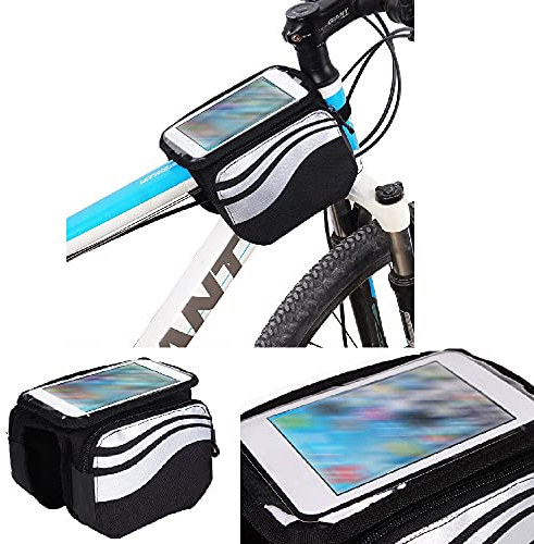 K-S-Trade Qualitativ & Innovativ Rahmentasche Fahrrad-Halterung Für Samsung Galaxy S24 Ultra Rahmenhalterung Fahrrad Handyhalterung Fahrradtasche