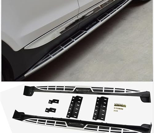 2 stück Auto Seitenschweller für Hyundai Santa Fe Sport 2013-2018 Flankenschutz Trittbretter Seitenstufen Karosserie-Kit-Ersatz Tuning Styling Satz