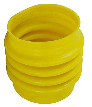 RustyVioum Jumping Jack Compactor, 220mm/8.7 Yellow Jumping Jack Bellows Boot Fit Wacker Rammer Compactor Tamper PolyurethaneYellow