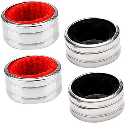 UKCOCO 4pièces Anneaux Anti-Goutte pour Bouteilles De Vin Bouchons Métal Supports De Bouchon De Remplacement