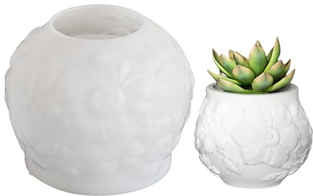 Prácticas macetas de vid resistentes de silicona, cemento, yeso, suministros para manualidades de jardín e interiores