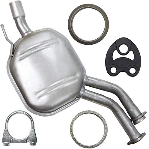 FERROZ Auspuff für Mercedes 280 300 320 W124 1984-1995 | Mitteltopf, Motoren: 2.8 -3.0 -3.2 | Limousine
