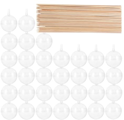 Gadpiparty Transparente Schokoladen Trüffelbecher mit Festem Sockel und Holzstäben – 100 Stück Schokoladenhalter für Selbstgemacht Blumenstrauß Süßigkeitenverpackung für Valentinstag