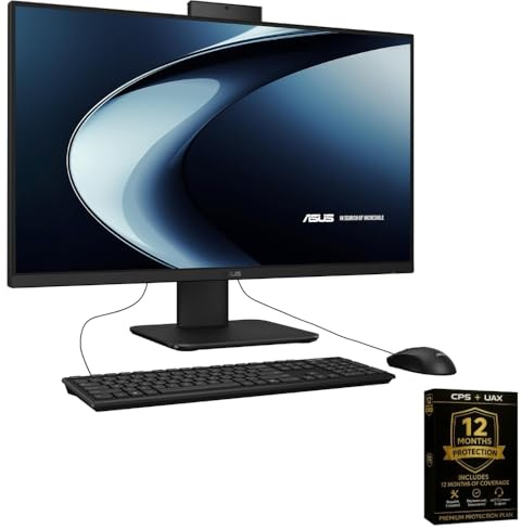 ASUS V470 27 Inch Touchscreen All in One Desktop FHD Anti Glare Intel Core i5 13420H 16GB DDR5 1TB SSD Windows 11 Home Wired Keyboard Mouse 12 Month CPS