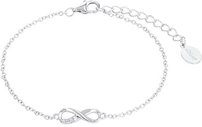 s.Oliver Damen Armkette Infinity, 925er Sterling Silber rhodiniert