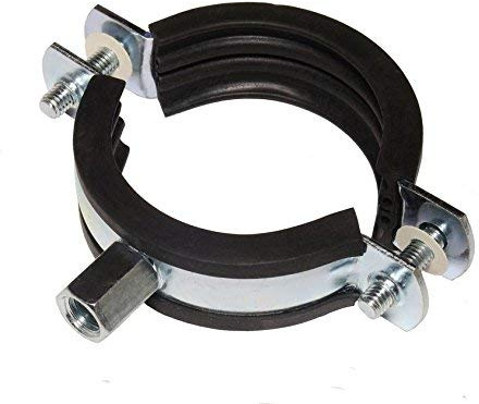 10 Stück Schraubrohrschellen Rohrschelle Stahl verzinkt (193-200 mm)