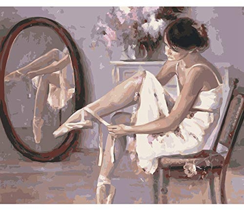 AYSUNJIE Puzzle 1000 Pièces Adulte Enfant Adultes en Bois Puzzles-Danseuse De Ballet-Cadeau Déco À La Maison Moderne Festival Bricolage Cadeau Jeu Intellectuel 75X50Cm
