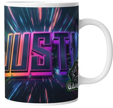 timalo® Gamer Tasse mit Namen bedrucken lassen | Individuelle Gaming Kaffeetasse Wunschname für Jungen | mug-08