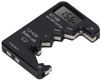 Universal Battery Tester, Small Battery Checker for C, AA, AAA, D, N, 9V, 6F22, 1.5V, 3V Button Batteries