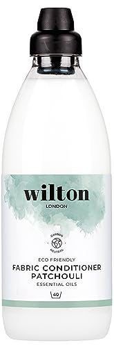 Wilton London Eco-Friendly Fabric Conditioner 42 Washes - Plant-based and Biodegradable Fabric Softner - Packed with Essential Oils - Made in UK - Fresh and Longlasting Patchouli Scent - 1 Litre