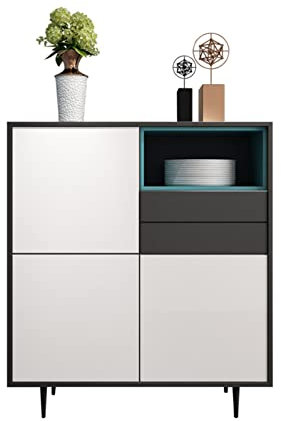 CCKUHN Regale, Konsolentisch, modernes, minimalistisches Sideboard, multifunktional, Zuhause, Wohnzimmer, Teeschrank, Balkon, Spind, Wohnzimmer, Sofa, Seitenschrank für Esszimmer, Wohnzim