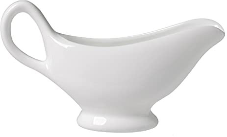 Small Milk jug,Creamer Jug,Churn Jug,6OzGravy Sauce Boat and Handle 1 Pack Porcelain Gravy Boat for Salad Dressings Milk Broth Creamer,Easy to Clean Milk Cream Jug