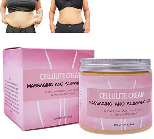 Anti-Cellulite Massagecreme,Hautstraffende Massage Creme,Salbe Gegen Cellulite Für Frauen,Cellulite Creme,Cellulite Hautstraffende Massage CremeSchweißaktivierende Creme verbrennt Körperfett
