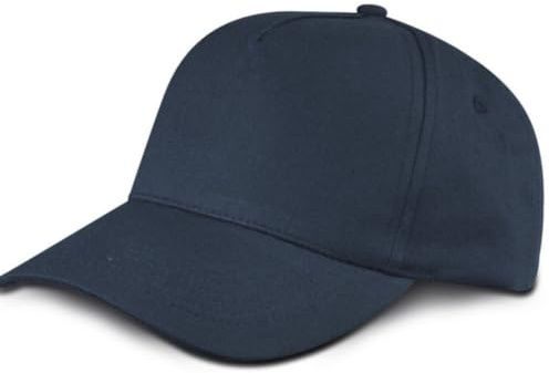 Cappellino Bambino 20 Pezzi 5 Pannelli 100% Cotone con Visiera Rigida precurvata e Chiusura Regolabile con Velcro a Strappo per Gite e Campo Estivo