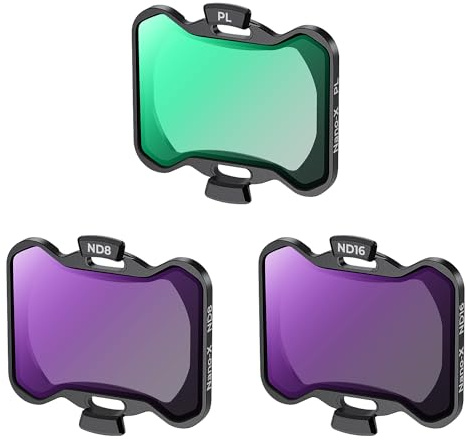 K&F CONCEPT Avata 2 ND Filter Set, PL ND8 ND16 3 Stück für DJI Avata 2 | Polfilter für Tiefere Farben, Lichtreduzierende Neutraldichtefilter, Mehrfach Beschichtetes Optisches HD Glas, FD111
