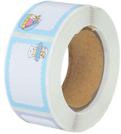 NUOBESTY Namensschild-aufkleber 100 Etiketten Selbstklebende Namensschilder Für Die Kindertagesstätte Abziehen Und Aufkleben Papiermaterial Für Kinder Büro Schule