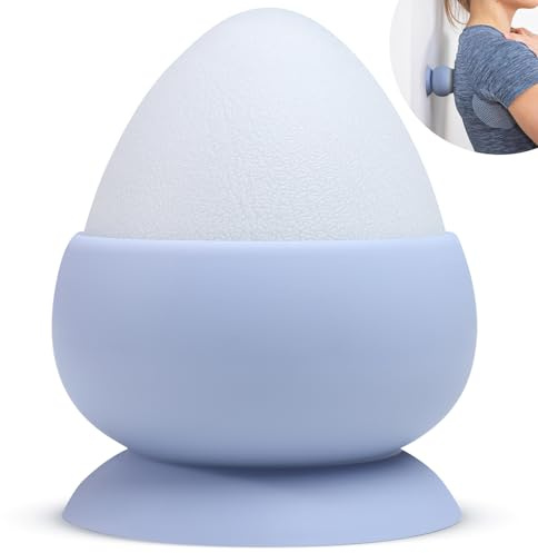 YANGTSUNG Triggerpunkt Drücker, triggerpunkt Massagegerät Faszienball Massage Ball Fascia Fitness Ball mit Saugnapf für Muskelschmerzen und Verspannungen der Rücken, Nacken, Arme, Schulter, Grau