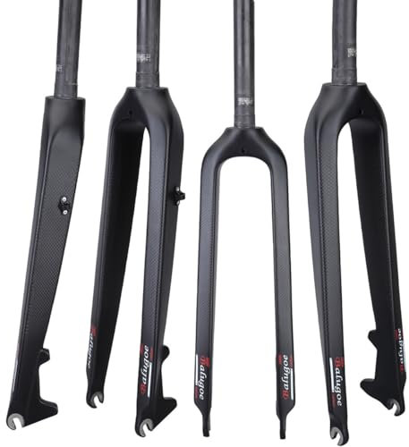 JNTFNE 26 27,5 29 Mountainbikes Starrgabel Carbon-Fahrradgabel 1-1/8'' Gerades Rohr Scheibenbremse Fahrräder Vorderradgabeln Schnellspanner 9 * 100 mm QR (29 Zoll)