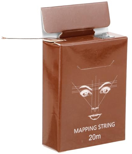 CALLARON 20m Augenbrauen-mapping-string Für Make-up-zeichnung Langlebiger Tragbarer Lokalisierungslineal Für Symmetrische Augenbrauen