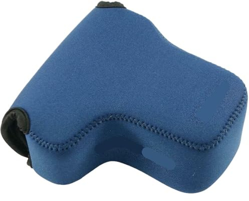 VBPBHFFNMW Weiche Neopren-Innentasche for Kameratasche, passend for Olympus OM-D E-M10 E-M5 EM10 EM5 Mark III II for 14–150 mm, 12–40 mm, 40–150 mm Objektiv Kameratasche(Blue)