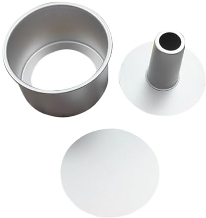 MUELODSIC Molde Redondo Hueco Para Pasteles De Molde De Aleación De Aluminio Antiadherente Fondo Extraíble Herramienta Para Hornear Pasteles De Queso Apto Para Hornear Tartas Casa