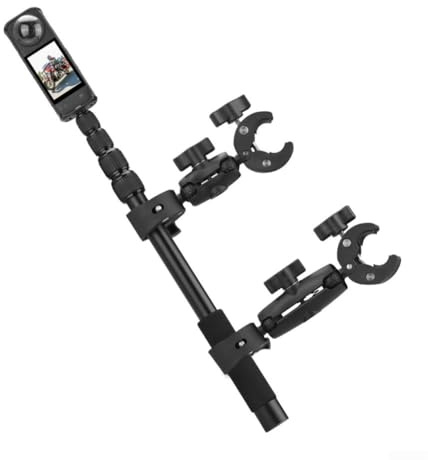 Kit de montage pour moto Insta360 One X5/X4, support de guidon avec trépied à selfie de 155 cm, rotation à 360° pour moto et vélo