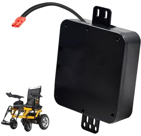 HJGHY 24V 6Ah 8Ah 8,8Ah 10Ah Lithium-Ionen-Akkus, austauschbarer 24-Volt-Akku für 0-250W-Motorsätze, 24V-Lithium-Akku für Elektrorollstühle mit Haken,Anderson 24v10ah