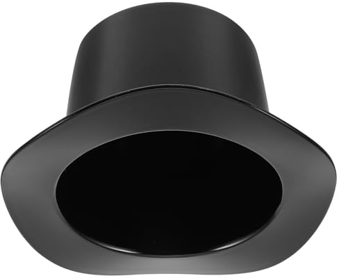 Hoement Seau à Glace en Acrylique 1200 ML Noir de Chapeau Seau à Vin Original pour Boissons Fraîches Bac à Boissons Élégant pour Intérieur et Extérieur