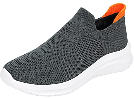 Zapatillas Running Hombre Verano Sin Cordones Slip on Sneakers Ligeros Transpirables Zapatos Caminar Ortopédicas Trekking para Caminar, Fitness, Correr, para Exteriores, Zapatillas Deportivas
