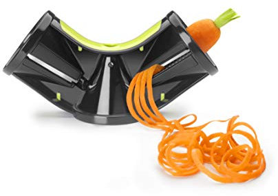 IBILI Sacapuntas Triple - Cortador de Verduras - Corte Espiral, Juliana Fina, Juliana Gruesa - Acero Inoxidable