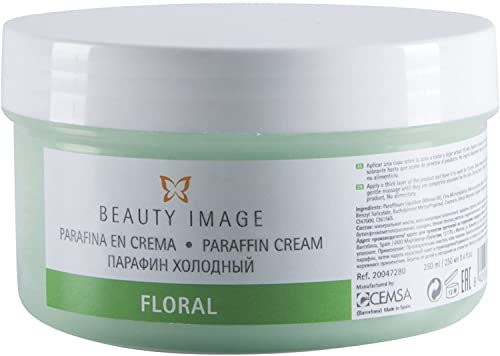 Paraffin für Hände und Füße - Parafinbad für Hände - Ideale Behandlung bei Beschwerden - Sauna Creme Effekt - 250 ml - 190 gr - Blumenduft