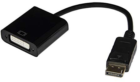 LINK LKADAT67 - Cavo Adattatore displayport maschio a dvi-i femmina 24+5 (0,15 m, nero) – Compatibile con cavi dvi-i 24+1 – Risoluzione fino a 1080p full hd