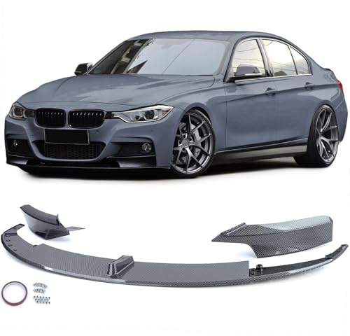 Front Spoiler Lippe Stoßstange Performance Carbon Look passt für BMW 3er F30 F31