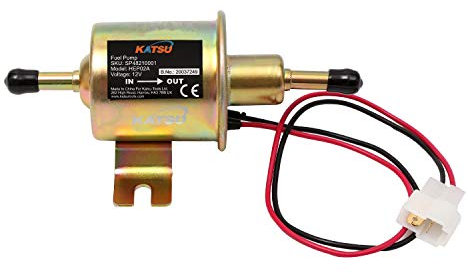 KATSU Electric Fuel Pump 12V Universal Low Pressure Inline Fuel Pump